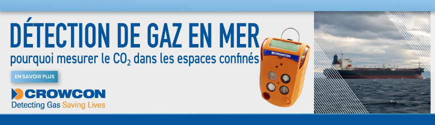 Crowcon Mesure du CO2 en mer